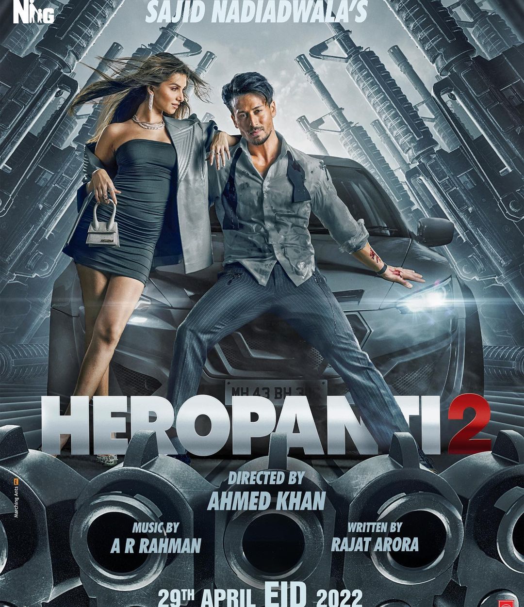 Tiger Shroff Unveils New Poster Of Heropanti 2 And The Film Is Confirmed To Clash With Ajay Devgn's Runway 34