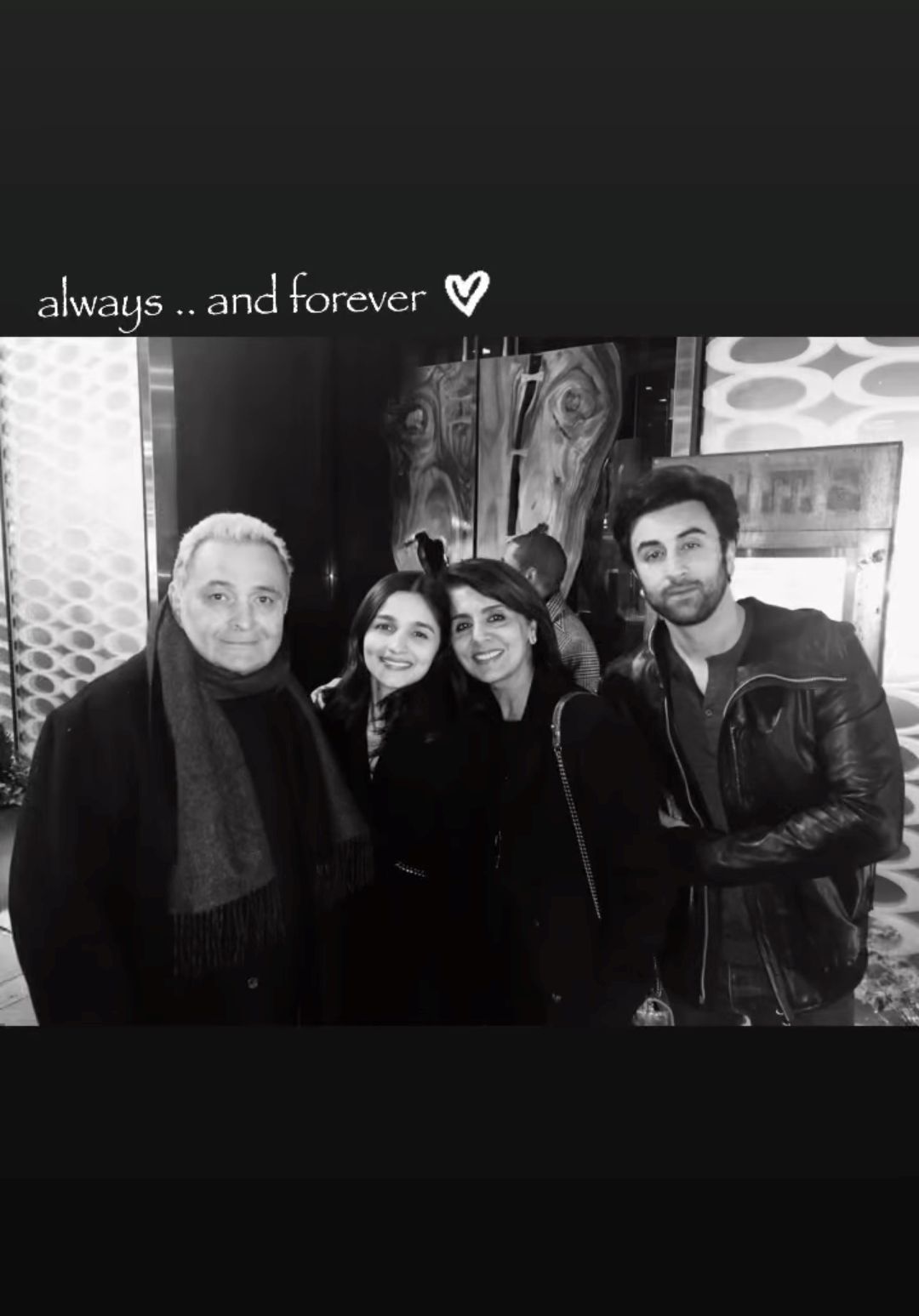 'Always...and Forever,' Writes Alia Bhatt As She Shares Picture With Late Father-In-Law Rishi Kapoor On His 2nd Death Anniversary